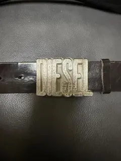 ダメージDIESEL 牛革 ベルト 90cm〜100cm