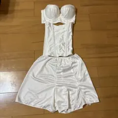 ハグブライダル3点セットブラC75ウエストニッパー70 フレアパンツM おまけ付