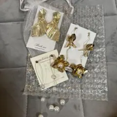 みちゃ様　パールのピアス