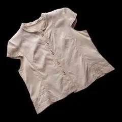 トップス レトロ ブラウス シャツ Lサイズ