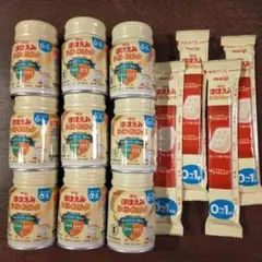 ほほえみらくらくミルク9缶、らくらくキューブ4袋 ほほえみらくらくキューブ4袋