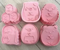 【未使用】すみっコぐらし　クッキー型　6個