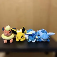 ポケモン ぬいぐるみ 4体セット ブースター サンダース シャワーズ