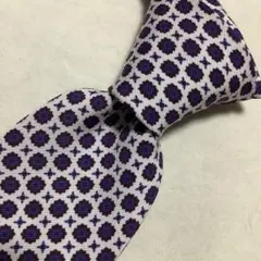 【美品】ダーバンD'URBAN パターン柄ネクタイ