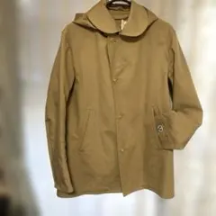オーシバル　取外し可のフード付きステンカラーコート　ベージュ　サイズ3 M