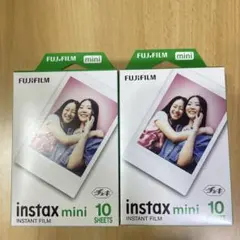 FUJIFILM instax mini インスタントフィルム 10枚×2パックのサムネイル