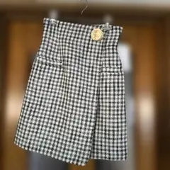 SNIDEL チェック柄 タイトスカート