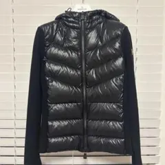 【美品】MONCLER モンクレール　フリース ジップアップ パーカー ダウンM