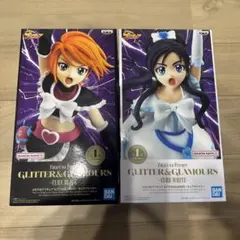 GLITTER&GLAMOURS Cure Black & White セット＊