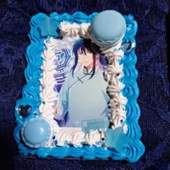 ハンドメイド　B8トレカサイズ　ホイップのり　水色