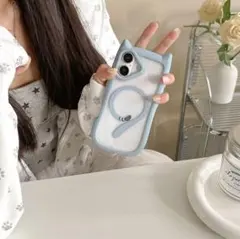 新品♡可愛い 猫耳 韓国iphone13promaxケース MagSafe