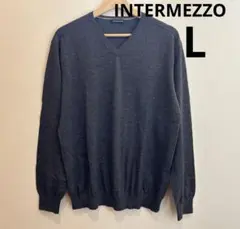 INTERMEZZO Vネックセーター 【L】