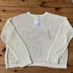 UNIQLO メッシュクルーネックセーター Mサイズ