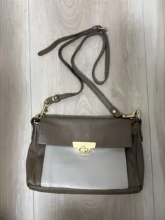 BARDOT ROSE バイカラー レザー ショルダーバッグのサムネイル