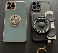 iPhone12プロ用ケース２個セット&画面保護フィルム