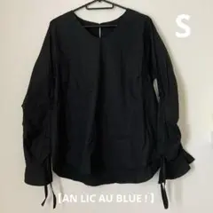 【AN LIC AU BLUE ! 】 ブラック　トップス　7号サイズ