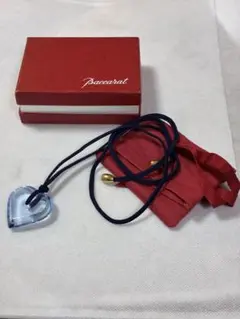 Baccarat クリスタル ハート ネックレス