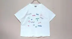 90s ART T ONEITA Tシャツ L ホワイト