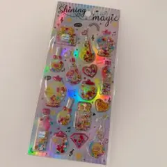 シャカシャカシール キラキラ ぷっくりシール ぷくぷくシール 立体 1枚