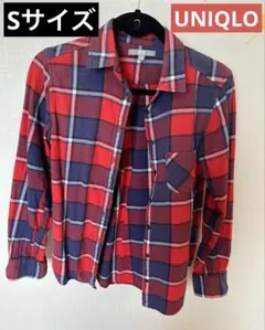 UNIQLO ネルシャツ チェックシャツ Sサイズ
