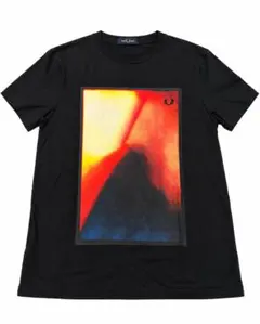 FRED PERRY フレッドペリー グラフィックTシャツ M ブラック