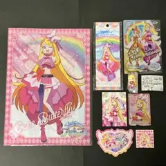 ひろがるスカイプリキュア　キュアバタフライ　アクリルキーチェーン　クリアファイル