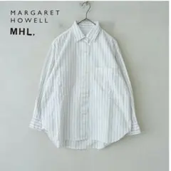 【1度着用のみ美品】 マーガレットハウエル 近年モデル シャツ ワイドシルエット