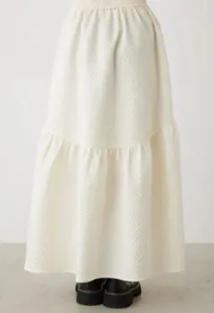 ローリーズファーム　フクレジャガードギャザースカート