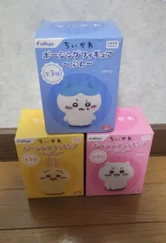 ちいかわ ポージングフィギュア ぷん ちいかわ うさぎ ハチワレ 3点セット