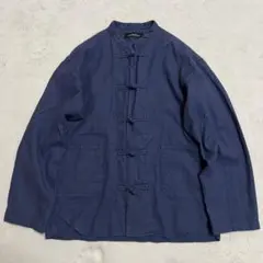 リネン混 UNITED ARROWS チャイナジャケット シャツ R-9002のサムネイル