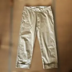 ★shuca GLOBAL WORK★ クロップド丈チノパン Mサイズ