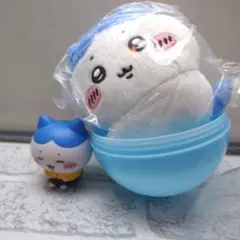 ちいかわクリップぬいぐるみ① ココス×ちいかわ ソフビ ハチワレセット