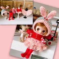 《特別価格》【5点usagiちゃんset】プチブライス　アウトフィット❤︎