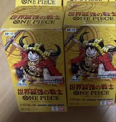 ONE PIECEカード 世界最強の戦士 OP-17 2BOX テープカット - メルカリ