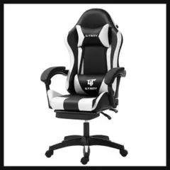 GTBoy ゲーミングチェア オットマン付き 135° リクライニングレザー