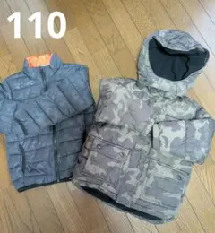 【110】迷彩柄 ジャケット2点セット GAP等