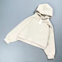 新品 MURUA ボンディングショートパーカー 生成り サイズF*FD276