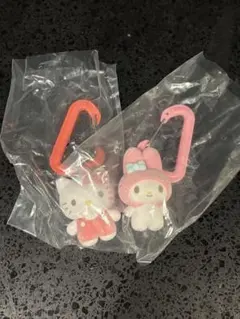 サンリオ カラフルカラビナマスコットチャーム キティ•マイメロ