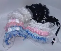 【ぴーく様　専用ページ】ぬい服 ヘッドドレス ドレス　推し活 ハンドメイド