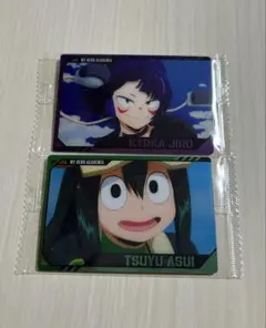 僕のヒーローアカデミア ウエハース 耳郎響香 蛙吹梅雨 2枚セット