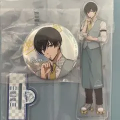 ブルーロック 一番くじ　〜day off〜　糸師凛 缶バッジ　アクリルスタンド