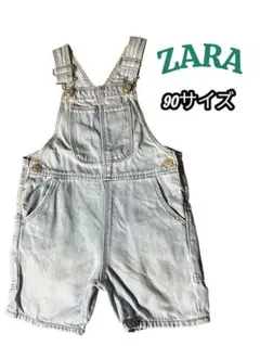 ZARA デニム オーバーオール サロペット 薄手 90サイズ