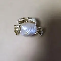 R691 GERRY'S ゲーリーズ ブローチ カニ クラブ 貝殻 ヴィンテージ