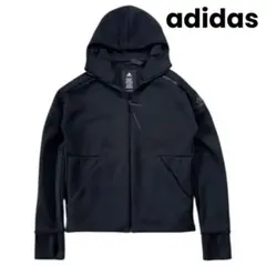 adidas Z.N.E. パーカー　スポーツウェア　ポケット 黒