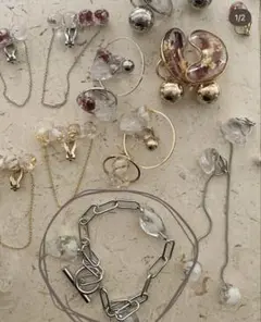 karuki accessories ハンドメイド　ブレスレット　白