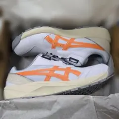 ASICS Flytefoam BOA安全靴 ホワイト/オレンジ