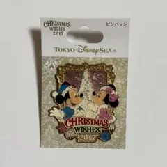 ディズニーシー　クリスマス　2017 ピンバッジ　ミッキーマウス　ミニーマウス
