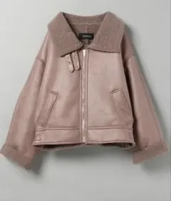 ジーナシス♥︎ピンク♥︎ムートンコート