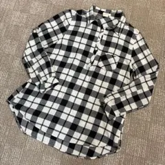 HusHusH フランネルチェック柄長袖シャツチュニック