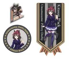 ウマ娘 セブンイレブン　オリジナル　描き下ろし　ステッカー　3枚セット